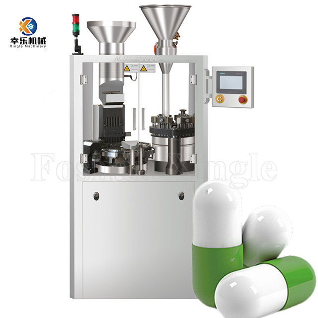 Compact easy operation 0# NJP-1200 automatic capsule filling machine