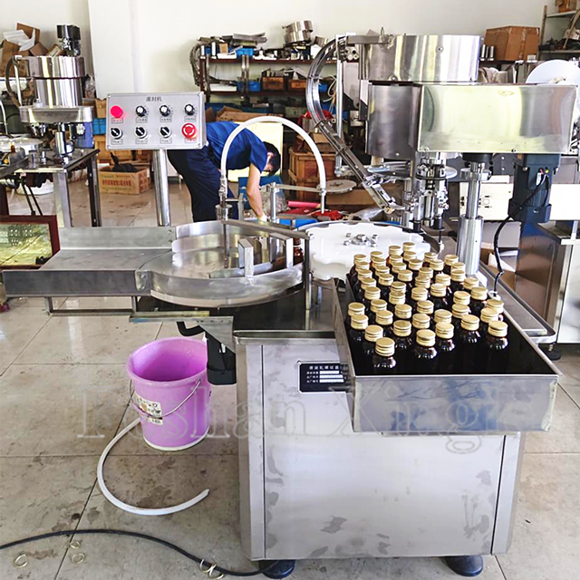 Automatic Biological Products Glass Vial Filling And Capping Machine