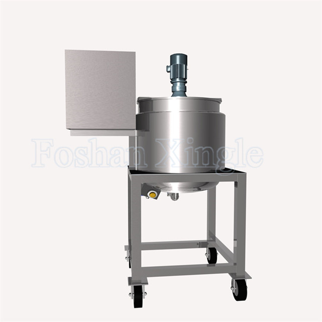 Stainless Steel Shampoo Soap Mixing Tank with Agitator