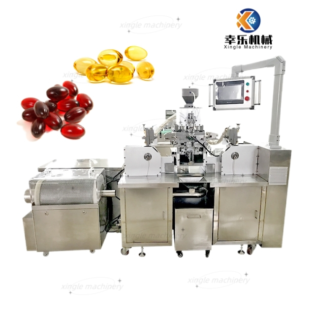 Vitamin D soft gelatin energy-saving liquid capsule filling machine