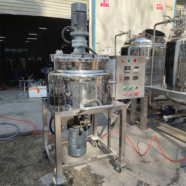 Stainless Steel Shampoo Soap Mixing Tank with Agitator