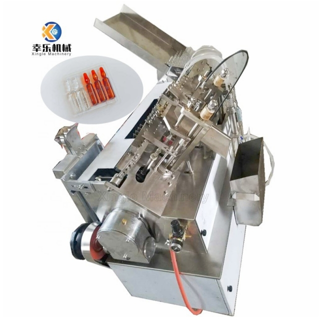 2 Needles 1-2ml Cosmetics Ampoule Filling And Sealing Machine