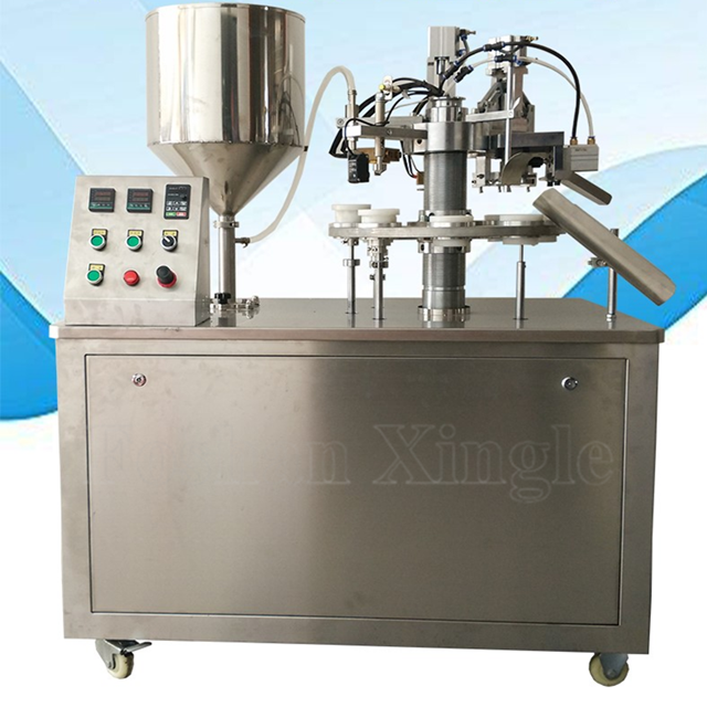 Lotion Soft Alu Tube Semi Automatic Filling And Sealing Machine