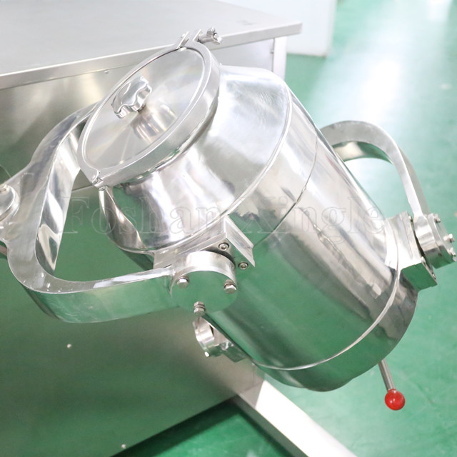 3D Spice Food Drum Mixer Powder Mixing Machine