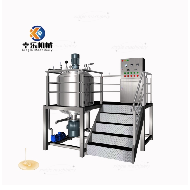 Sanitary grade cream lotion perfume mixing tank