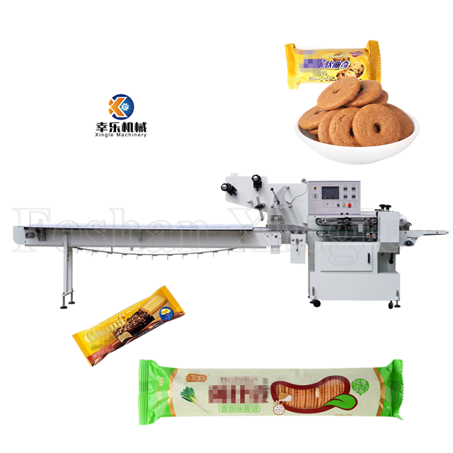 Food Horizontal Wrap Biscuit Automatic Pillow Packing Machine