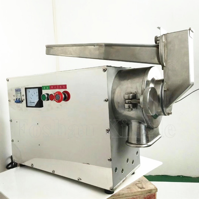 Stainless Steel Pulverizer Ginger Cocoa Powder Grinding Machine