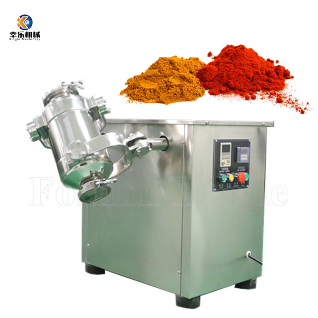 Efficient stainless steel 3D granule powder Mixing machine