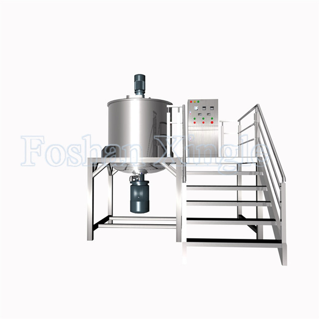 1000L High Speed Lotion Single Layer Mixing Tank