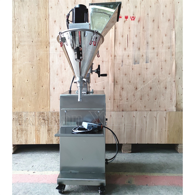 Pharmaceutical Vial Bottle Cosmetic Semi-automatic Powder Filling Machine