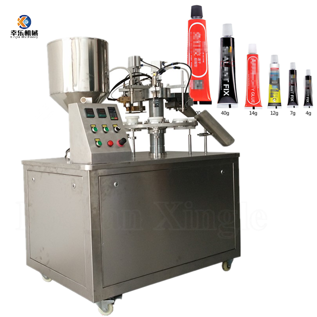 Lotion Soft Alu Tube Semi Automatic Filling And Sealing Machine