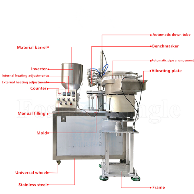 Full Automatic Toothpaste Tube Filling And Sealing Machine