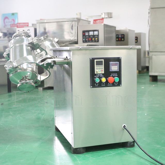 Efficient stainless steel 3D granule powder Mixing machine