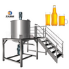 Sanitary Grade Perfume Cream Circular Mixing Tank 3000L