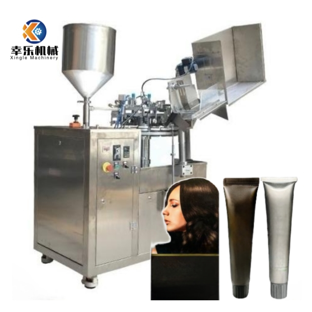 Hair conditioner cosmetics plastic tube sealing machine