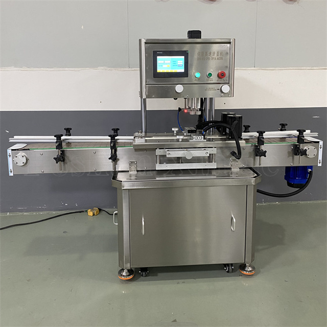 Agrochemical Cap stainless steel desktop Capping Machine