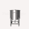 Stainless Steel 100L Mobile Milk Verticle Storage Mixing Tank