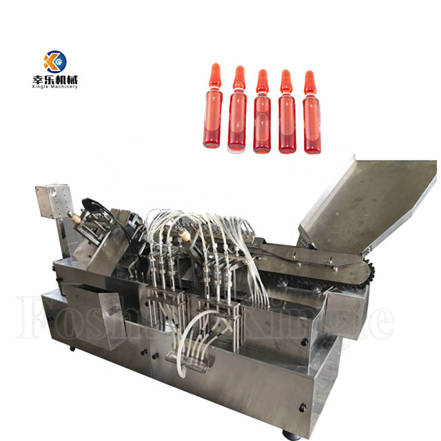 High quality 6 Needles ampoule filling and sealing machine