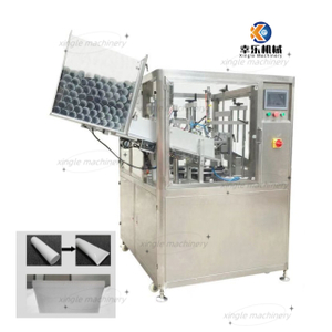 Sunscreen cleanser soft tube sealing machine with Date Code