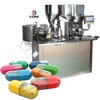 Pharmaceutical Powder Double Heads Semi-automatic Capsule Filling Machine