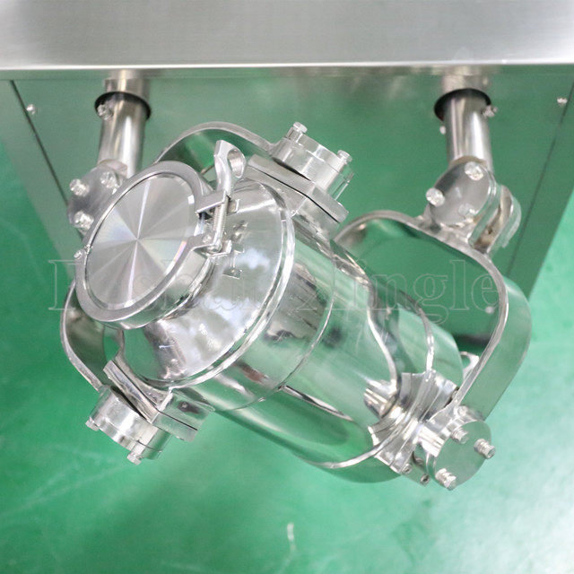 Efficient stainless steel 3D granule powder Mixing machine