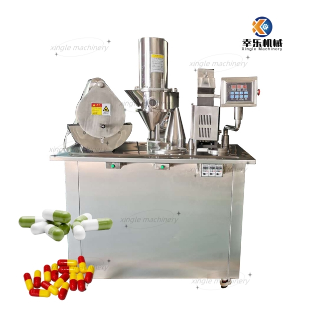 Stainless Steel powder 00# semi-automatic capsule filling machine