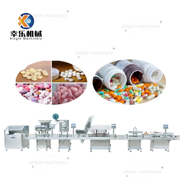 Custom tablet Moistureproof pharmaceutical bottle packaging line