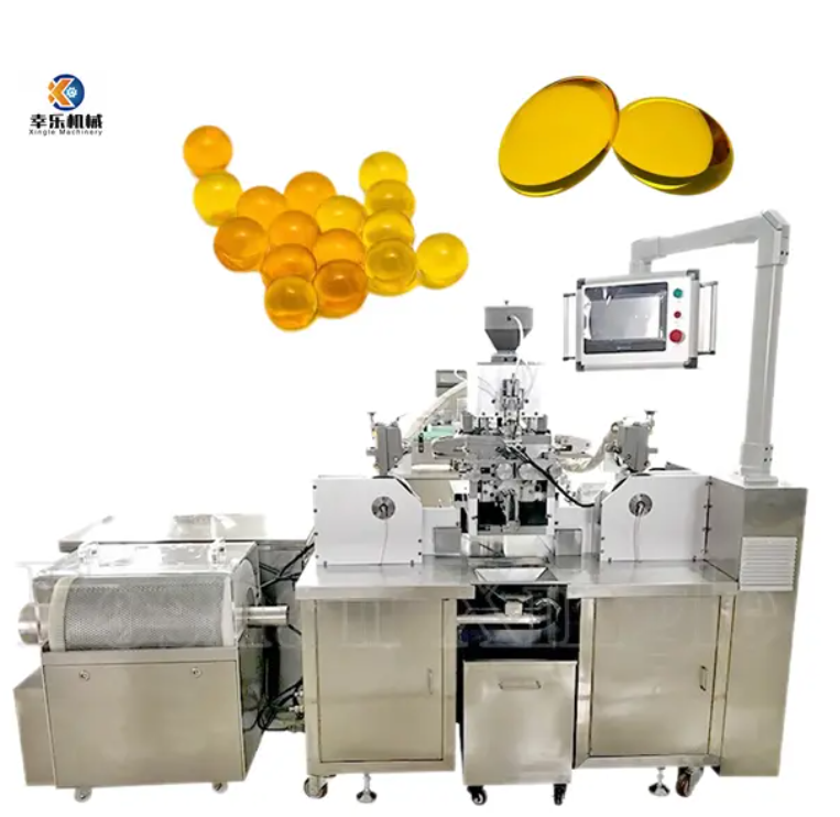 stepless timing Soft capsule automatic capsule filling machine with chiller 