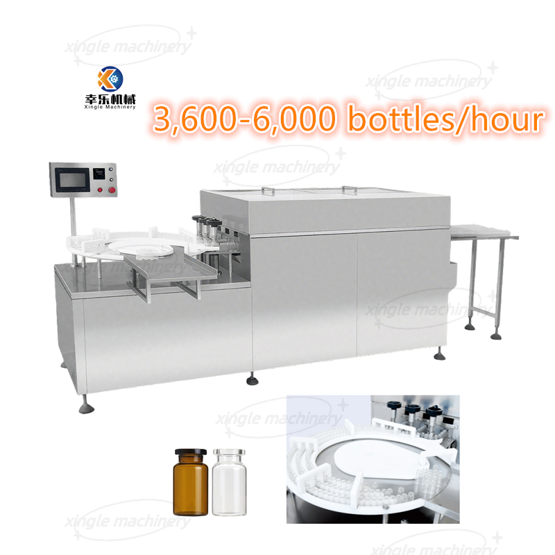 Industrial Auger-type Automatic Ultrasonic Bottle Washing Machine