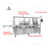 Auto Liquid Bottle Vial Servo Tracking Filling And Sealing Machine