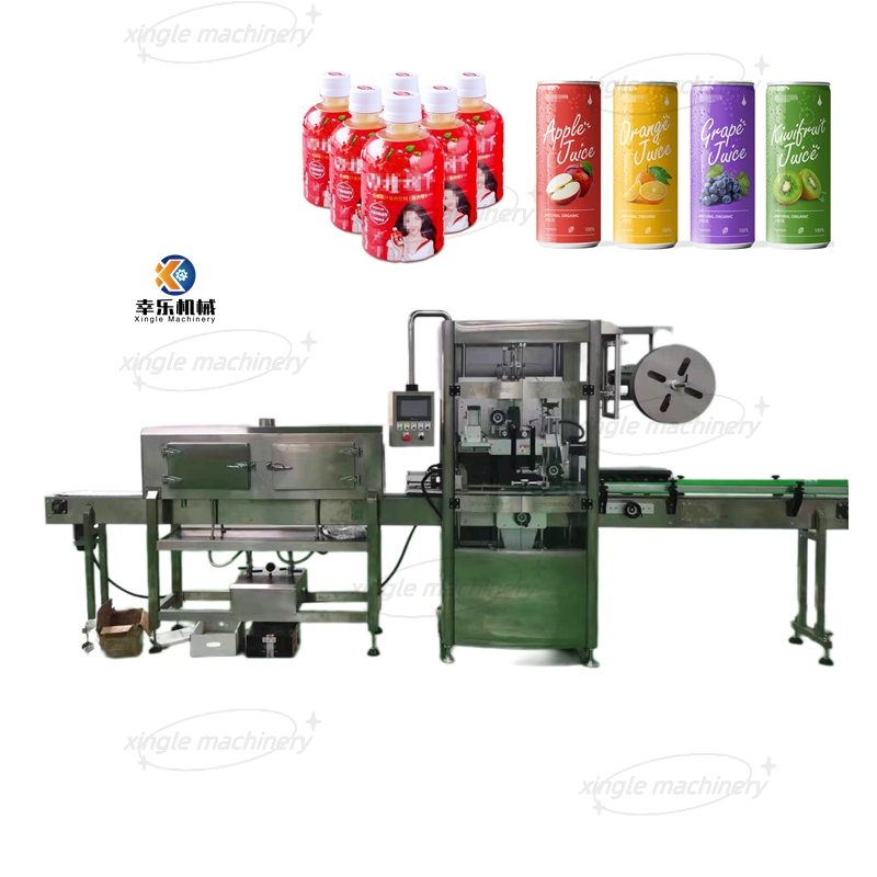 Beverage Food Fully Automatic shrink Sleeve Labeling Machine for Bottles