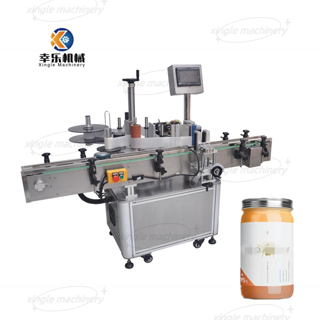 Automatic Glass Plastic Vertical Round Bottle Labeling Machine