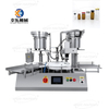 Small Table Top Liquid Glass Vial Filling And Capping Machine