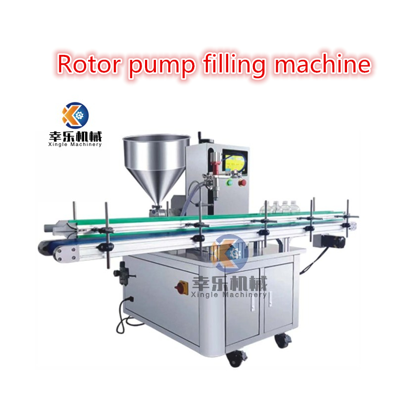 Single Head Tomato Paste Fully Automatic Rotor Pump Filling Machine