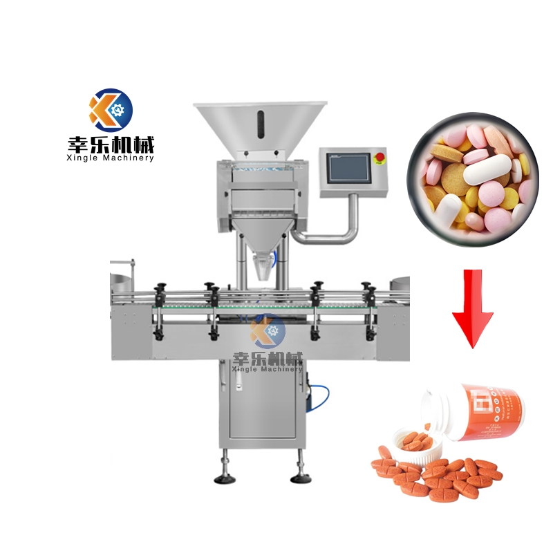 8 Channel Electronic Automatic Capsule Tablet Counting Machine