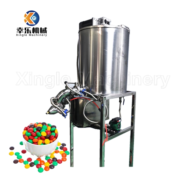 Automatic Candy Chocolate Syrup Sprayer Spraying Machine