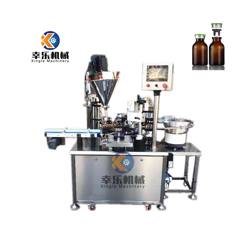 Automatic Pharmaceutical Powder Vial Filling And Capping Machine