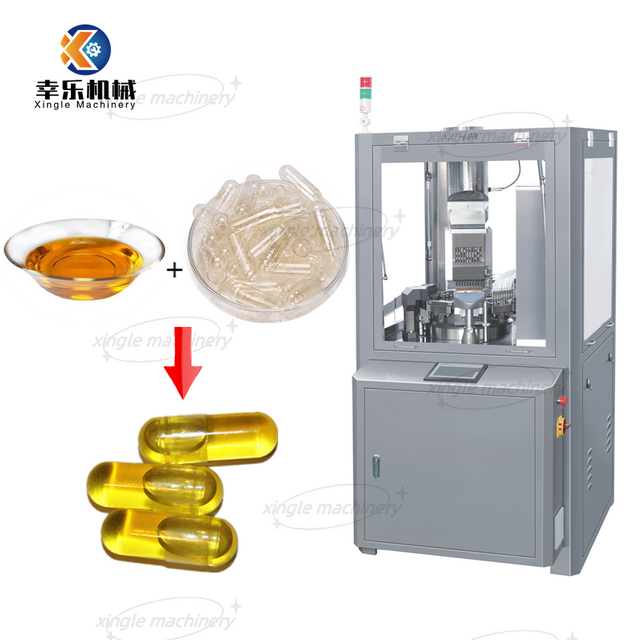 Automatic Stainless Steel liquid capsule filling machine for medical