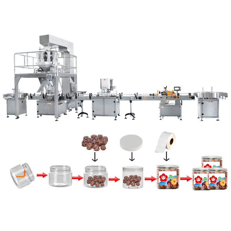 Granular filling line