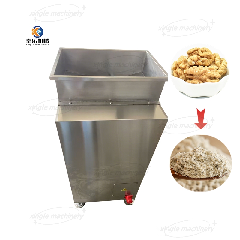 Automatic Oily Material Peanut Spice Nut Almond Grinder Machine