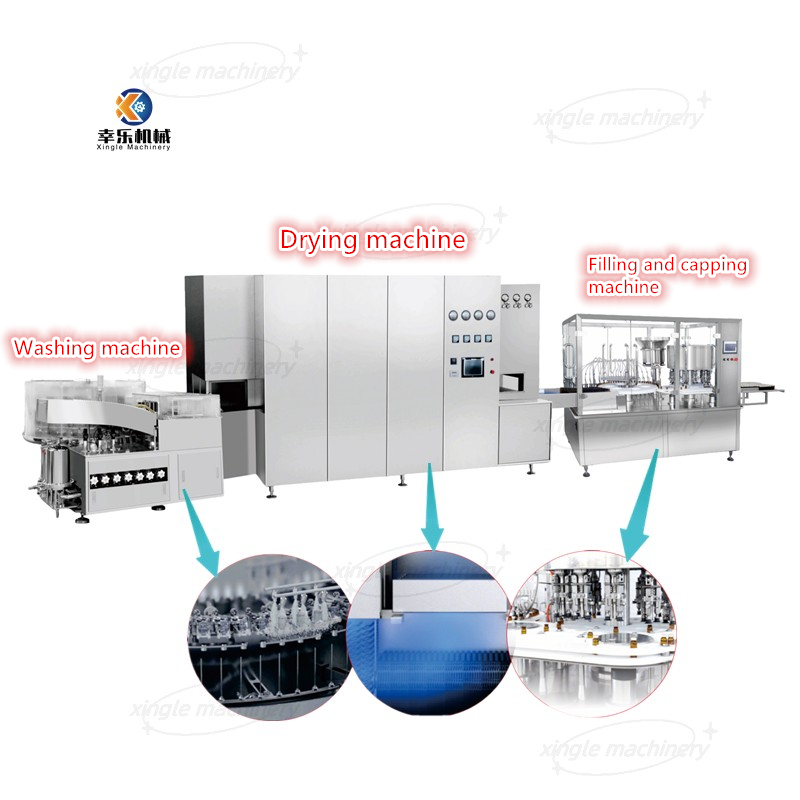 High Speed 5-25ml Oral Liquid Vial Filling Machine Production Line