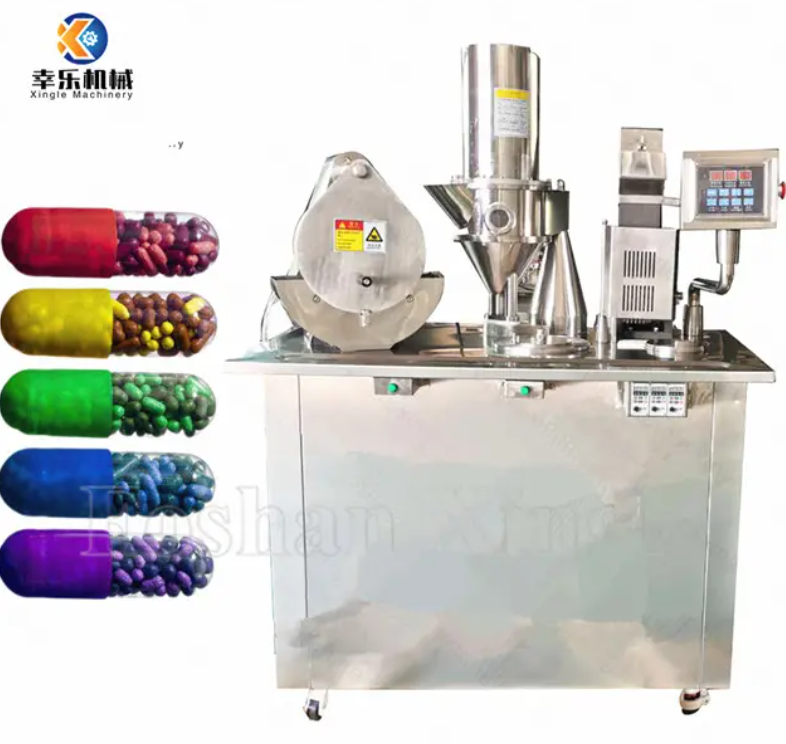 Easy Operation Granule Semi-automatic Capsule Filling Machine for Medical 