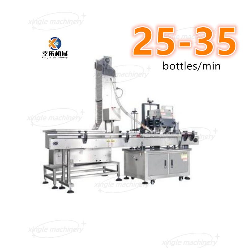 Fully Automatic Servo Bottle Cap Sealing Capping Machine for Packing Line