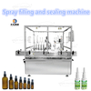 Rotary Auto 5-250ml Vial Spray Bottle Filling And Sealing Machine