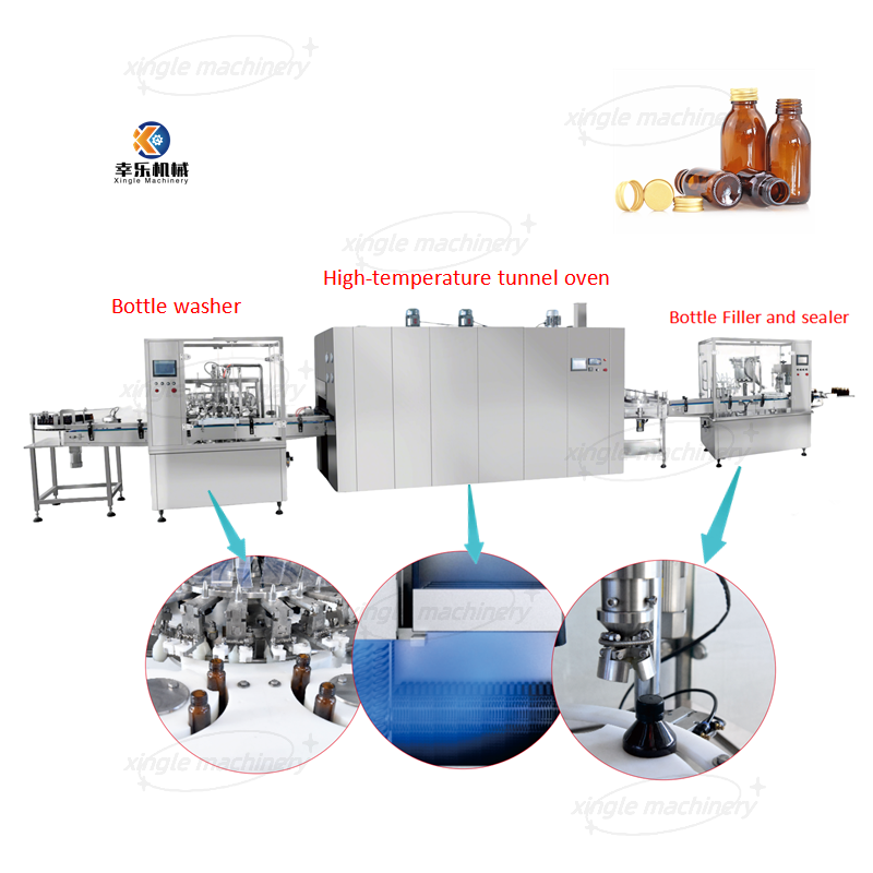 Oral Liquid Large Dose Low Speed Vial Filling Production Line
