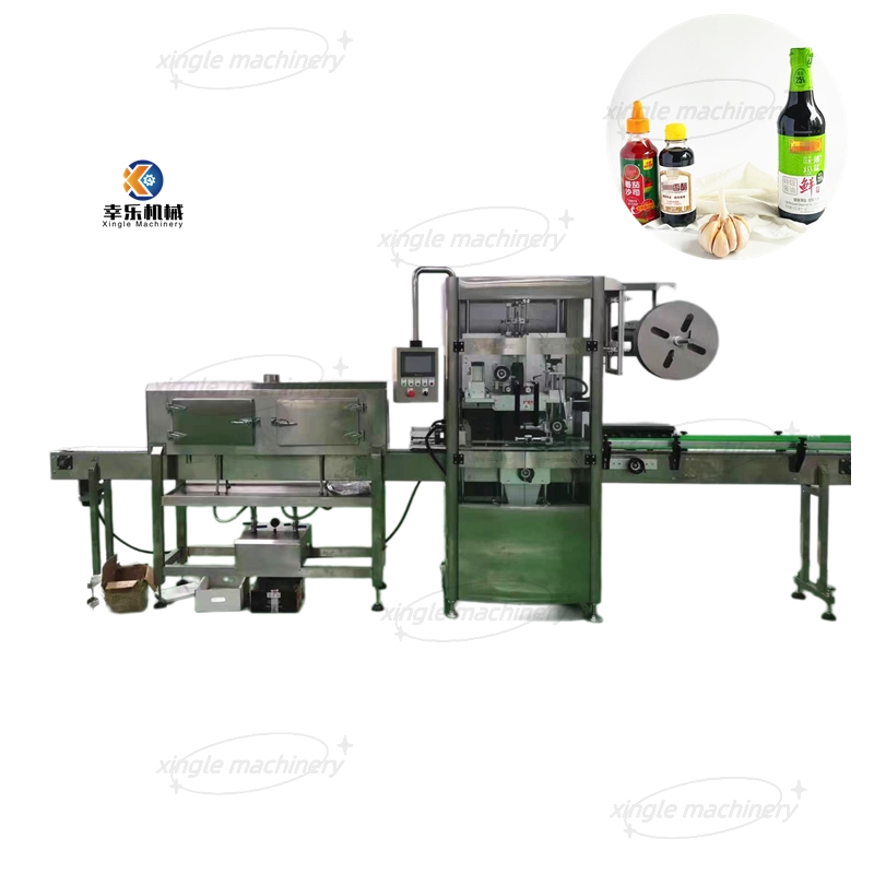 Beverage Food Fully Automatic shrink Sleeve Labeling Machine for Bottles