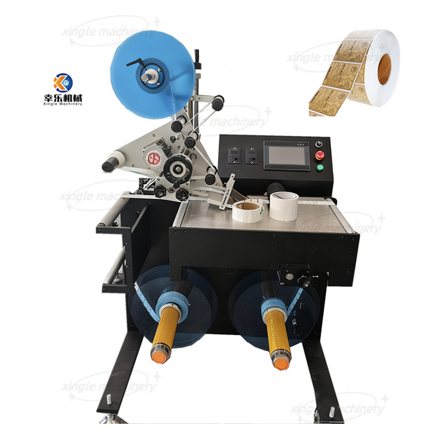 High-Speed Automatic Adhesive Label Roll To Roll Labeling Machine