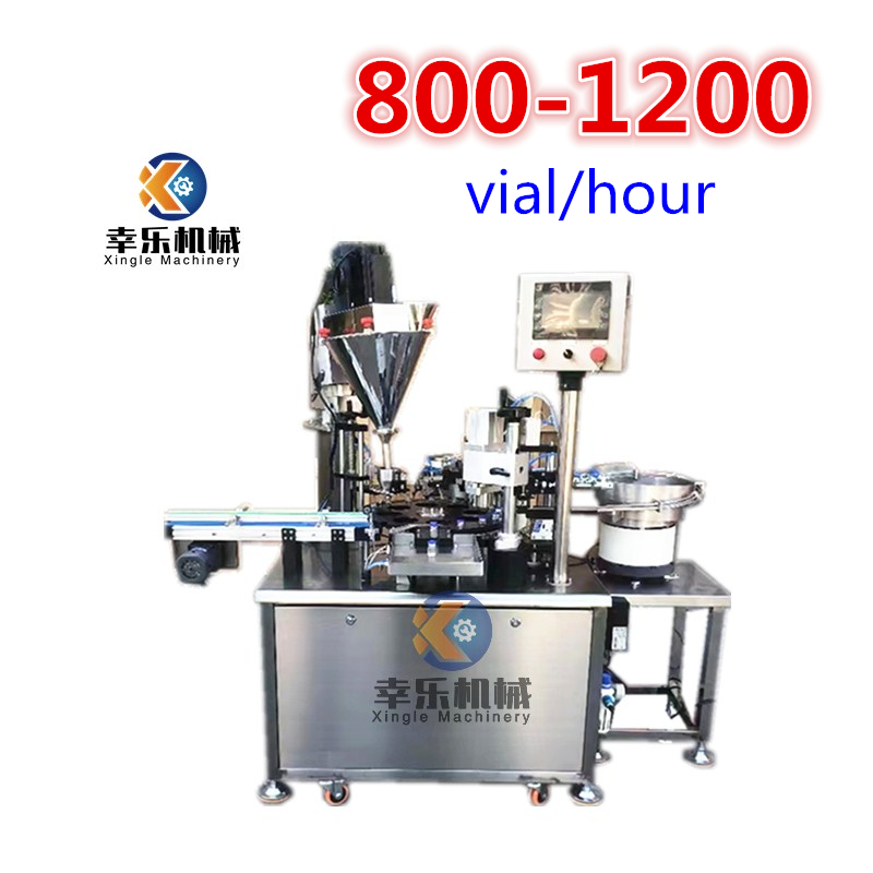 Automatic Pharmaceutical Powder Vial Filling And Capping Machine