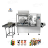 Wide Mouth Bottle Liquid Wine Beverage Jam Linkage Filling Line