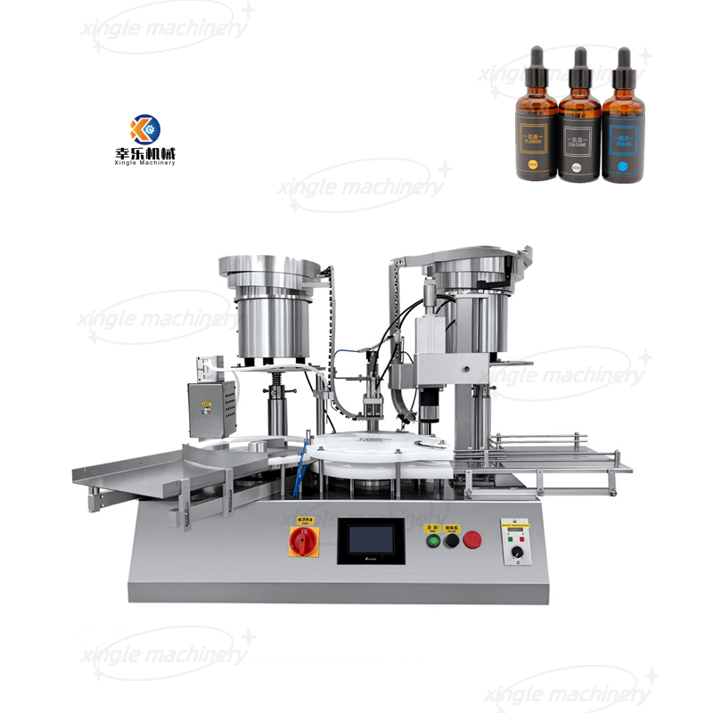 Desktop Automatic Essential Oil Bottle Filling Capping Machine